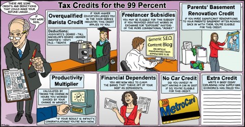 Fantasy tax credits for the 99 percent we wish were real