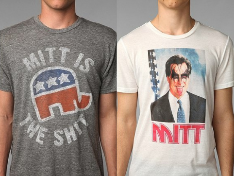 Urban Outfitters selling Romney T shirts, for you hipsterublicans