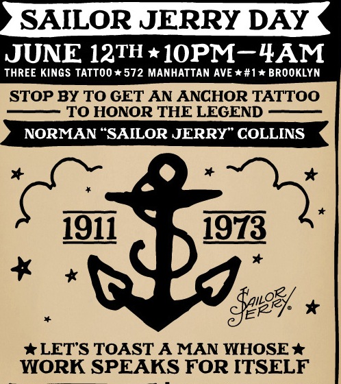 Naval gazing: Free Sailor Jerry tattoos AND rum all night