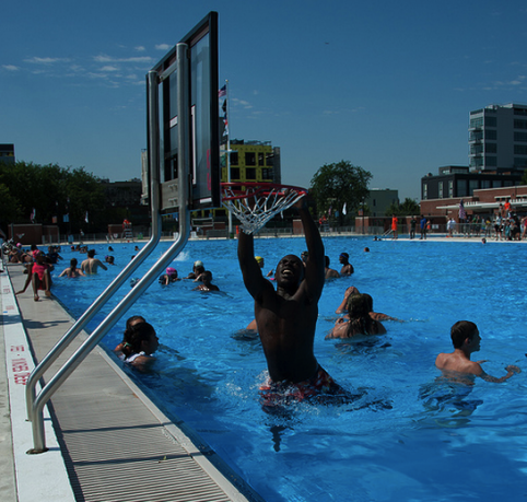 Last chance to swim in the McCarren Pool (or any pool) this weekend