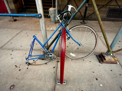 When is it OK to strip an abandoned bike from the street?