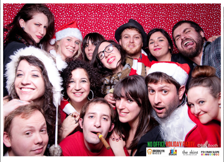 Team Ho-Ho-Hokelyn at the No Office Holiday Party. 