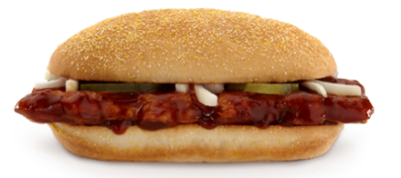 A map to help you find the McRib, if that’s what you really want