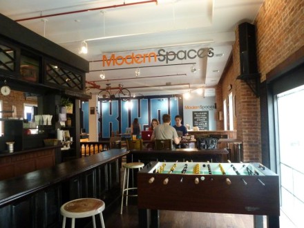 Get some foosball with your morning coffee at Sweetleaf