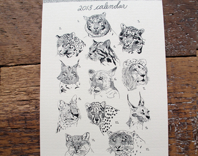 25 gifts under $25 No. 23: Big Cats calendar 2013