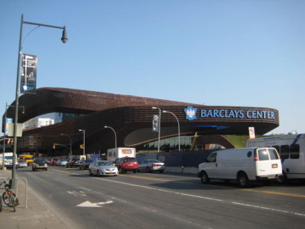 Stuffed! Barclays Center gets its first labor pains