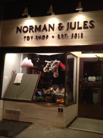 Norman and Jules, where the toys don't beep and bloop