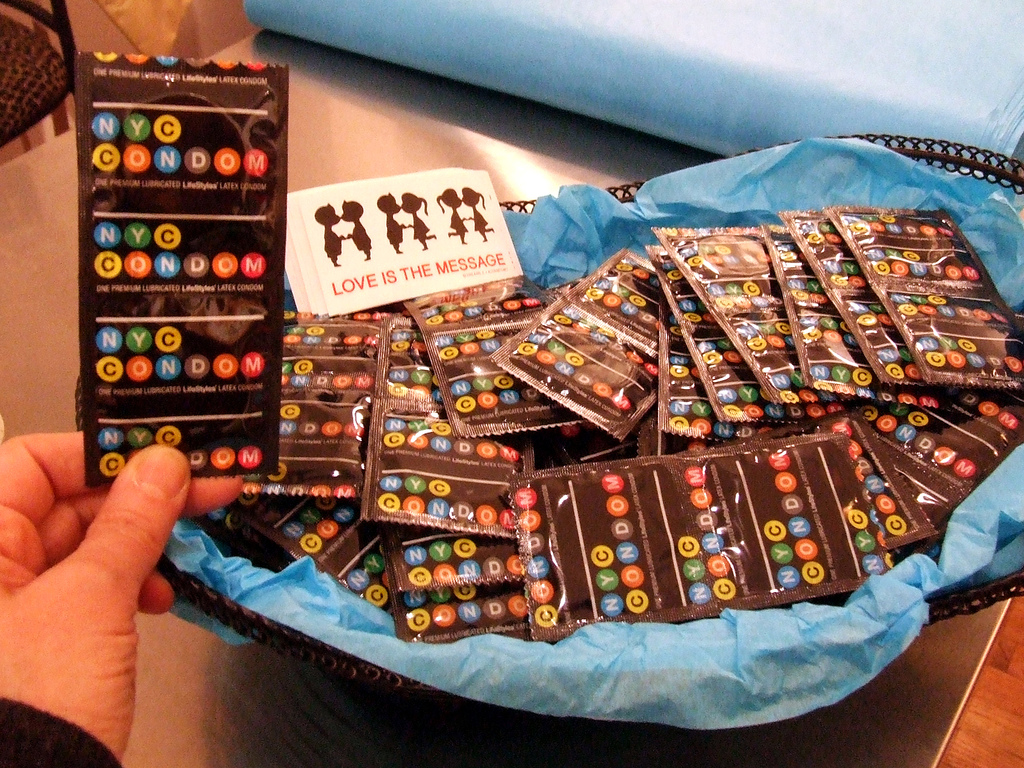 An argument against condoms you might go to prison for carrying one