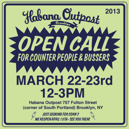 Want to sling margaritas all summer? Habana Outpost is hiring this week!