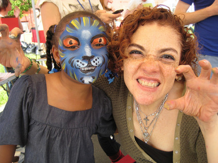 Face painting at last year's Red Hook Fest (via flickr user DTETC