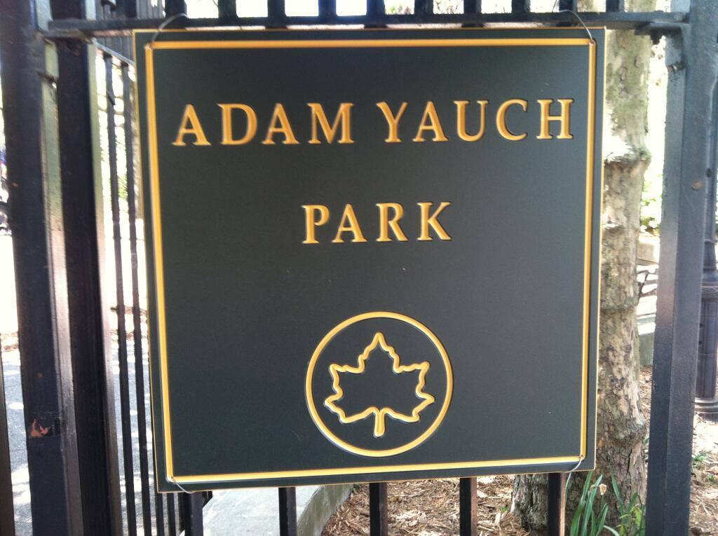 Or maybe to be rhyming and stealing. via @NYCParks