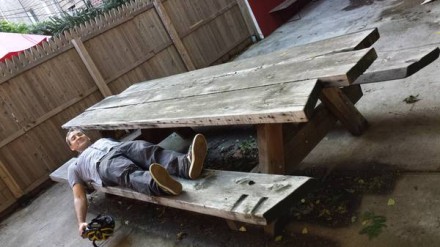 Dubious Craigslist freebie: a giant picnic table