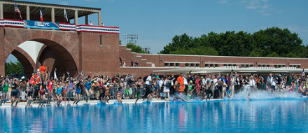 Ever city pool, McCarren Park's included, is open for splashing Thursday. Photo by Paul Ker