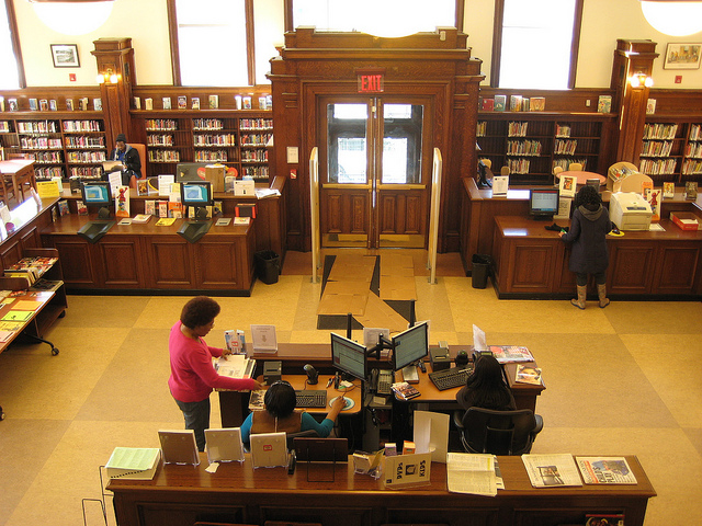 The Macon Library: 'tis a fine library indeed. via the Brooklyn Public Library Flickr
