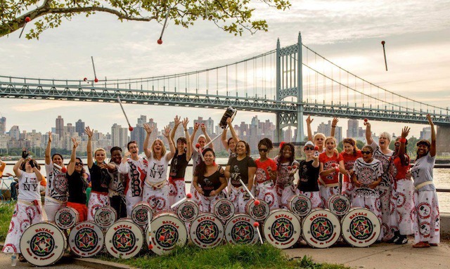 Batala NYC will be one of many marching bands making noise this week. via Facebook