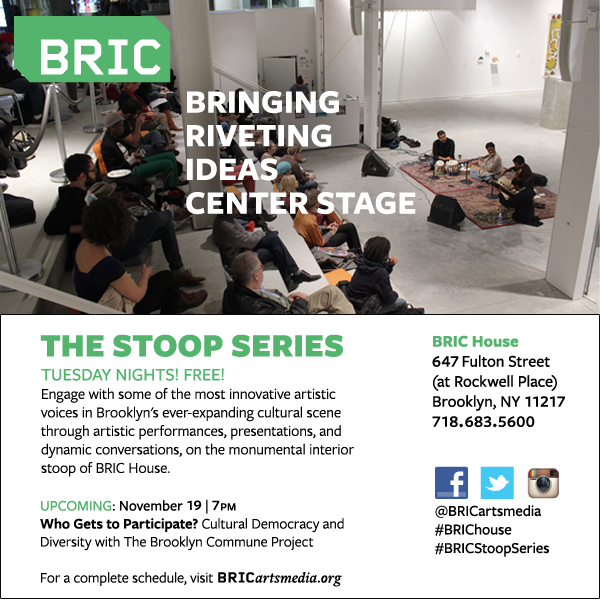 Get the best of BK’s innovative art at BRIC’s Stoop Series