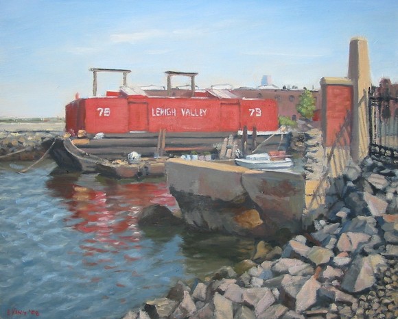 Hang this on your wall: "Lehigh Valley at Red Hook" by Ella Yang