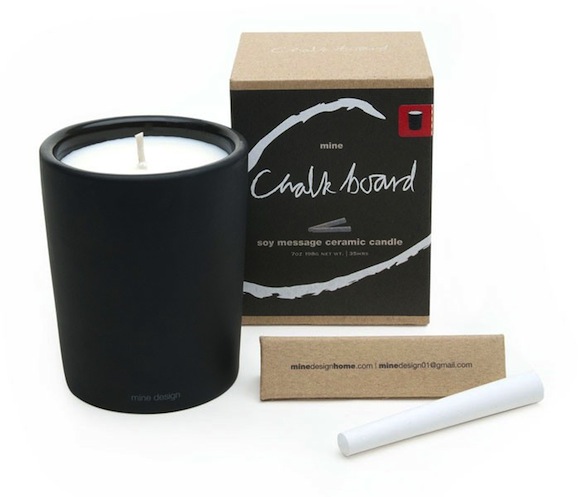 25 gifts under $25, No. 15: Chalkboard scented candles!