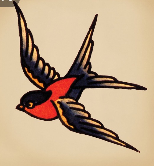 The free swallow tattoo you can get. 
