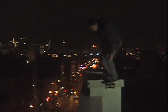 (Rooftop) skateboarding is a crime, but still cool