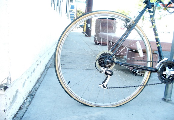 flat tire bike