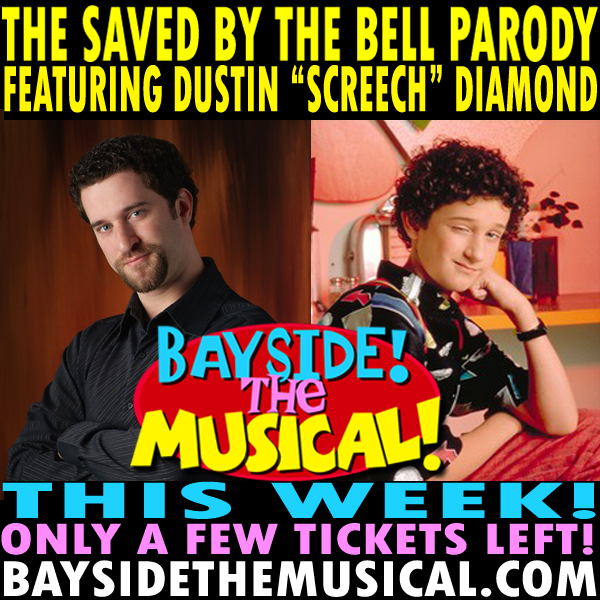 One last chance to see Dustin ‘Screech’ Diamond at Bayside