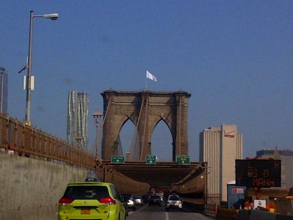 Good idea, Brooklyn Bridge. via Mark Weprin's Twitter