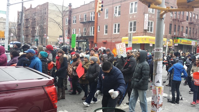 Marchers for tenants’ rights share landlord horror stories