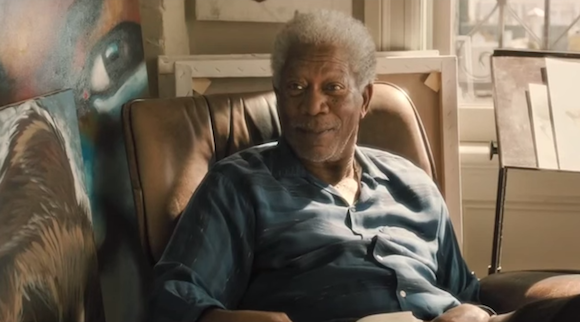 See Morgan Freeman as an aging ur-hipster, in theaters this spring!