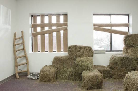 Someone in Ridgewood is giving away 22 bales of hay