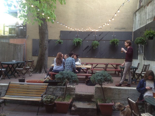 Take the high road and hang out in the backyard at Lowlands Bar. Via Facebook.