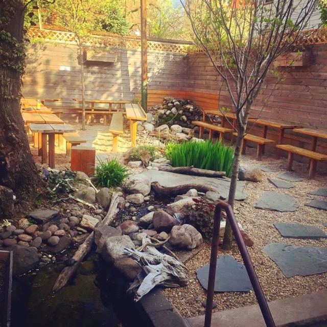Sea Witch has one of the nicest landscaped backyards in all of Brooklyn. Via Facebook. 