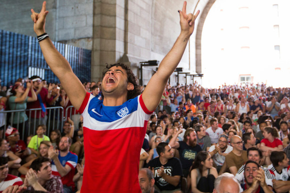 Watch the Women’s World Cup finals for free Sunday, under the DUMBO archway