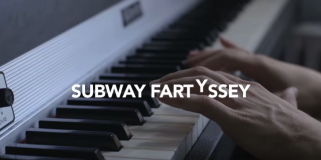 Imagine the subway turnstile noises were fart sounds