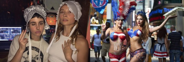 Rip in space-time continuum results in NYC where bonnets are in, topless people are out