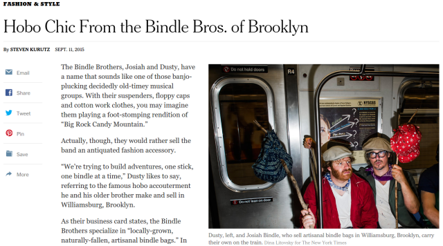 21 people got really mad at the Times’ ‘Bindle Brothers’ joke