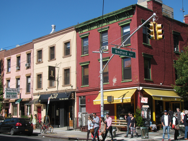 Retail rent on Bedford  Avenue in  Williamsburg is three 