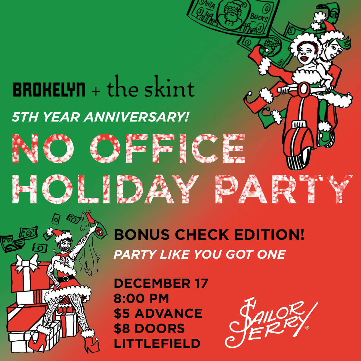 Save The Date The No Office Holiday Party Is On Thursday Brokelyn