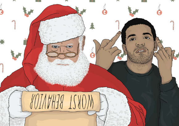 The year is so far gone, but you've got one last chance for a Drake party. Illustration by Oli Holmes, via Complex