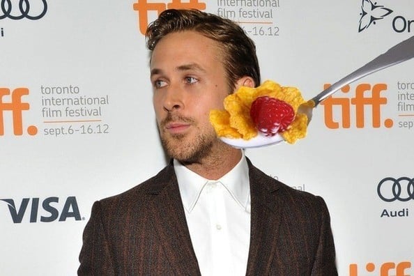 Ryan Gosling might be on the Gen X/millennial cusp, but he can be seen here standing in solidarity with millennials who understand the alleged breakfast food is actually garbage