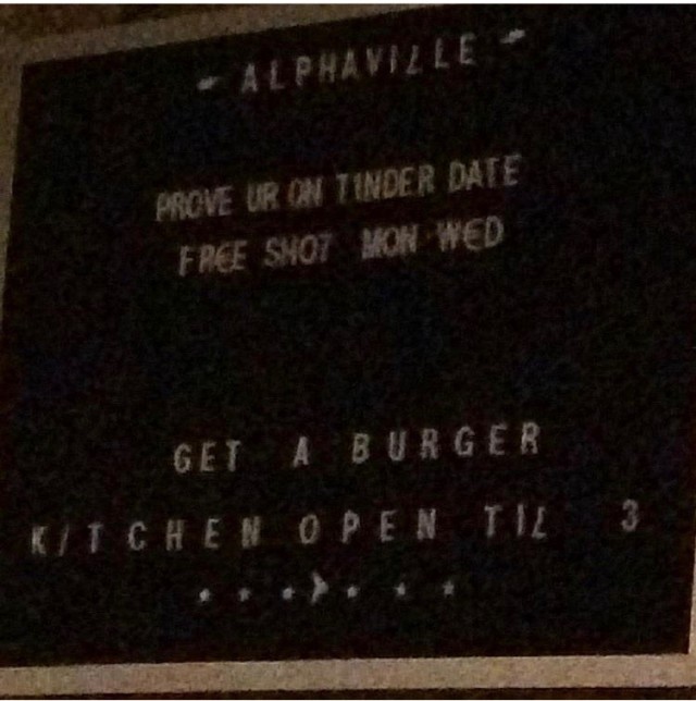 Prove you’re on a Tinder date and get a free shot at this Bushwick bar