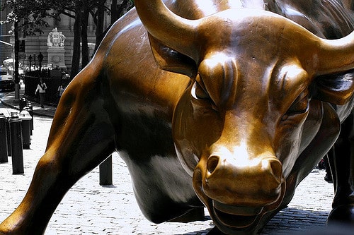 You don't have to be a Wall Street bro to call on the bull. via Flickr user lohit