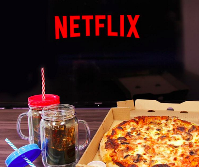 I see your spring chill and raise you #Netflixandchill. via Instagram user @cuptureusa