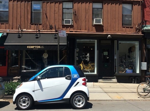 Car2go is incredibly easy to park, especially in Red Hook, where spaces abound