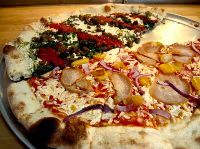 Champs Jr. is now Screamer’s Pizzeria, a 100% vegan slice pizza joint!