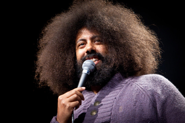 Get your giggles on with Reggie Watts (#3) (image via PopTech/Flickr)