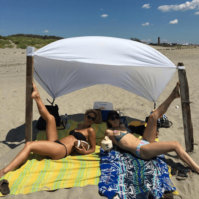 Portable Sun Shade Canopy Beach Sunbathing Shelter Pop Up Personal Sun Protection Quick Installation for 1 People Beach Canopy,Sunbathing Tent