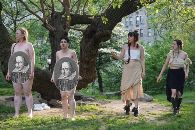Theres an all-female, fully nude production of shakespeares the tempest in central park 