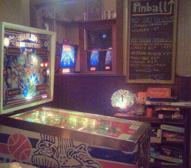pinball machine bar