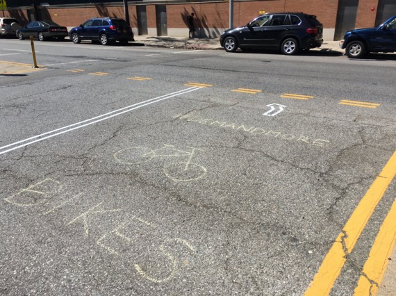 One Brooklyn cyclist’s solution to dangerous intersections: DIY bike lanes
